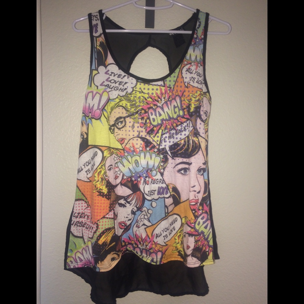 Comic Book tank top